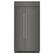 Front. KitchenAid - 25.5 Cu. Ft. Built-In Side-by-Side Refrigerator with Platinum Interior - Panel Ready.