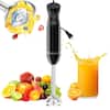 Front. Bonsenkitchen - Hand Blender, Immersion Blender with 2 Mixing Speed, Electric Handheld Mixer - Black.