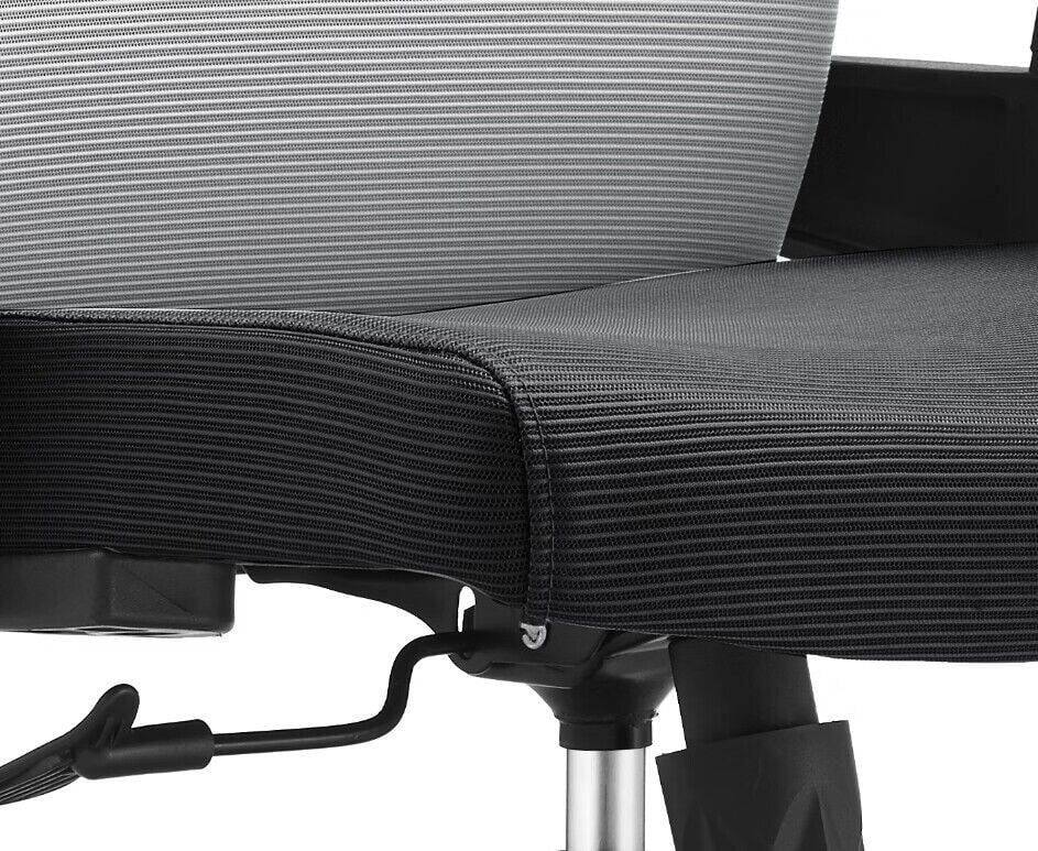 Alt View 5. LeisureMod - Brio Office Chair Ergonomic Lumbar Support Computer Chair Adjustable Desk Chair with 360 Degree Swivel and Tilt - Black.