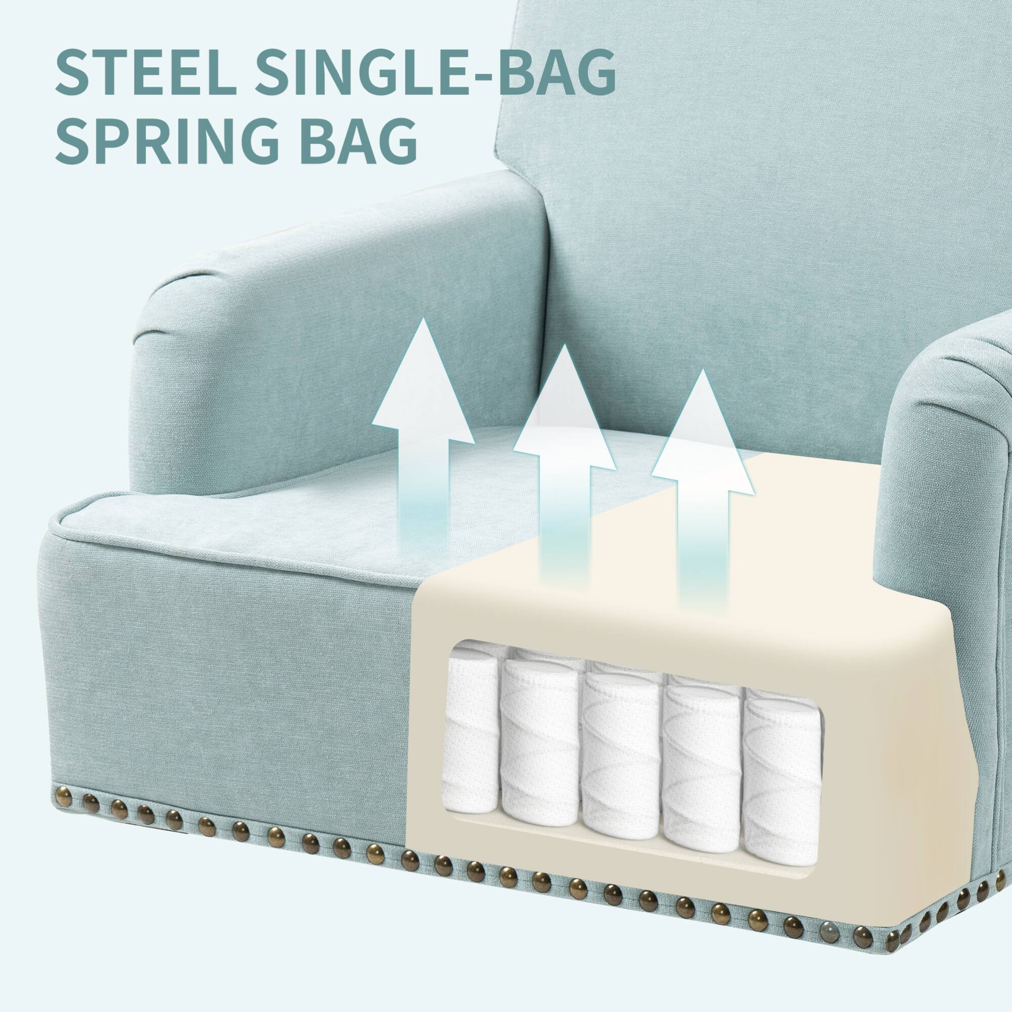 STEEL SINGLE-BAG SPRING BAG