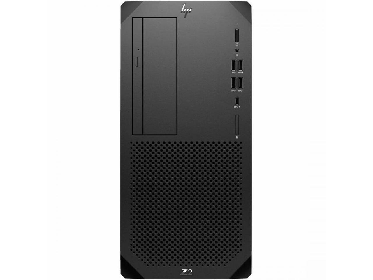 Alt View 6. HP - HP Z2 G9 Workstation - i5-14500, 16 GB, 512 GB SSD, Intel W680, NVIDIA T400, Windows 11 Pro - Black.