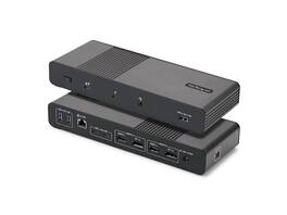 Startech - TB5 Dock: Quad Monitors, 140W PD, 120Gbps, 2.5GbE, USB-C/A for Mac/Win