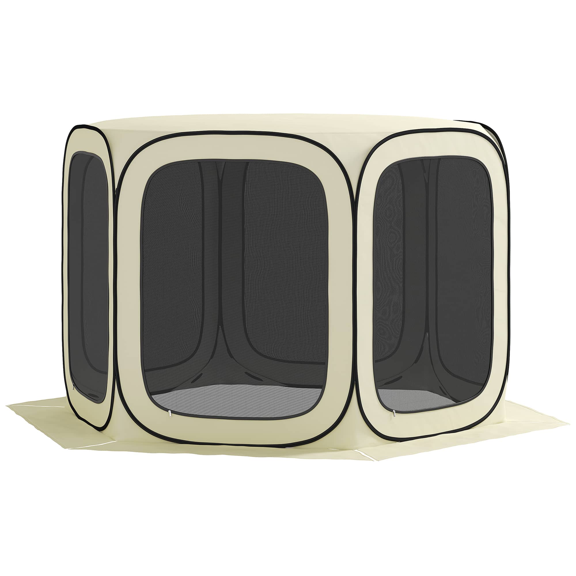 Outsunny - x 11ft Pop Up Screen Tent - Beige