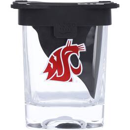 Indigo Falls - Washington State Cougars 10oz. Ice Wedge Glass - Multicolor