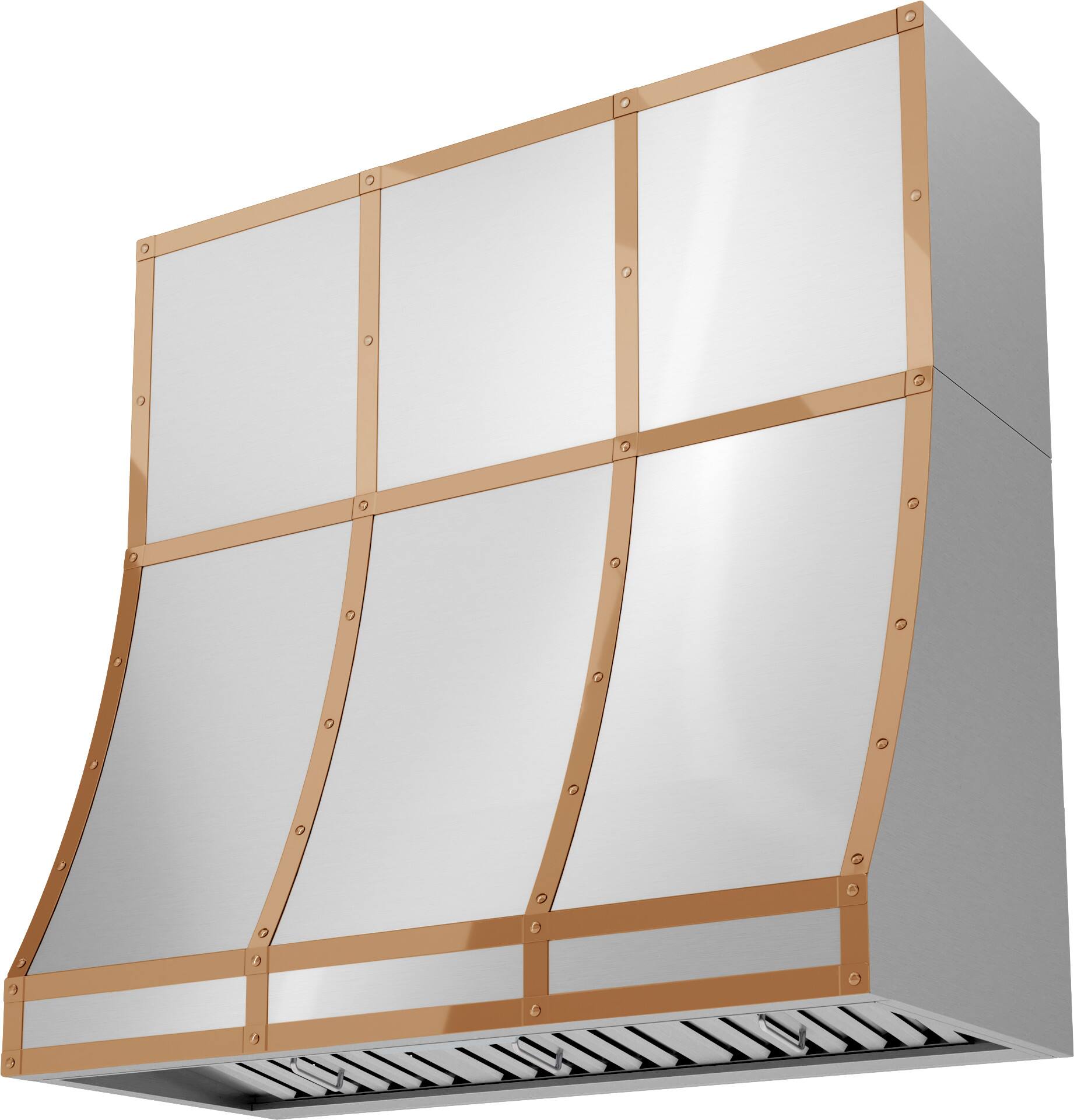 Angle. Zephyr - Banding Kit for DC14818AS - Polished Copper.