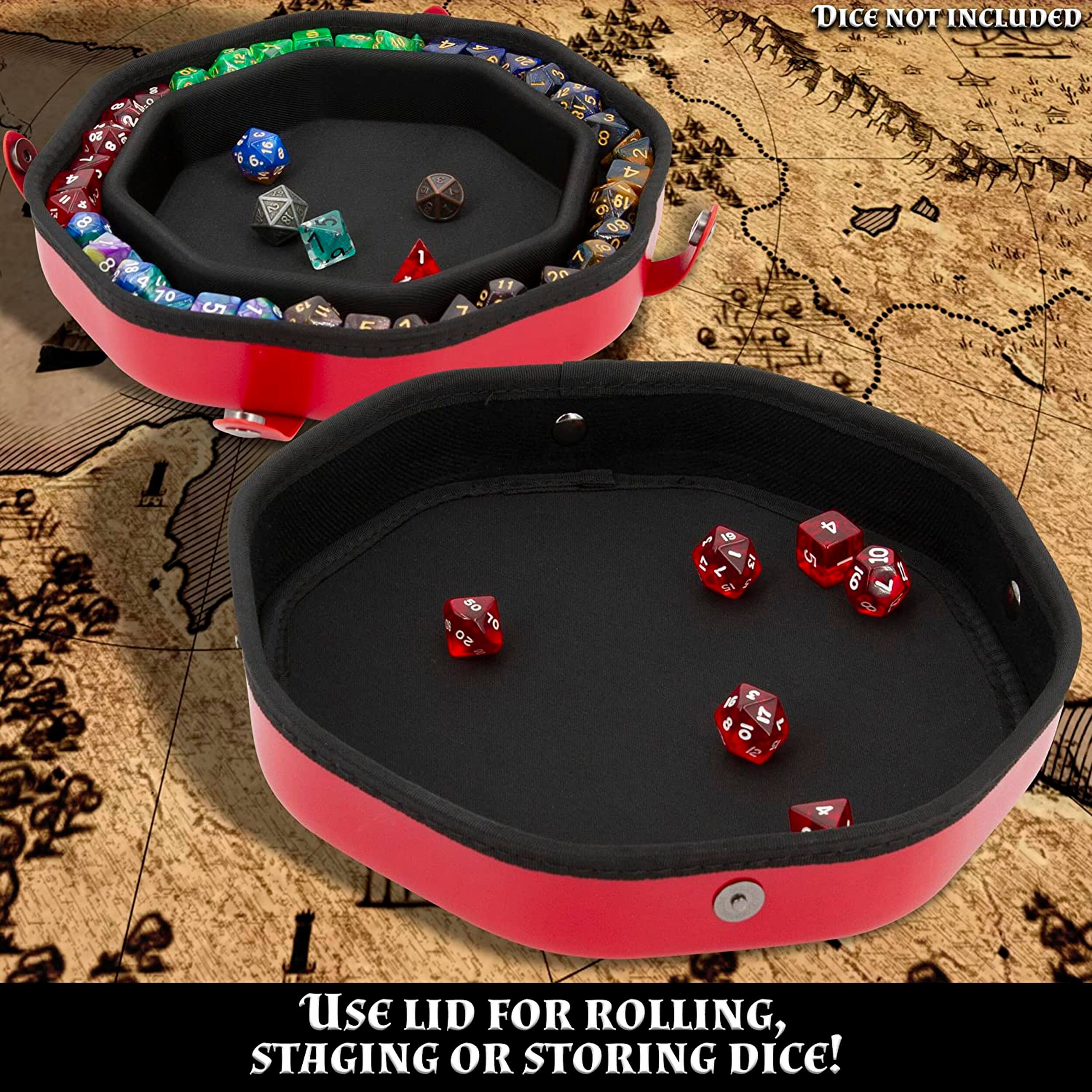 DICE NOT INCLUDED

$26.87

50 20 15 10 8 7 6 5 4 3 2 1

A 19 LI 7 u 15 &

15 2 a 12

Use LID FOR ROLLING, STAGING OR STORING DICE!