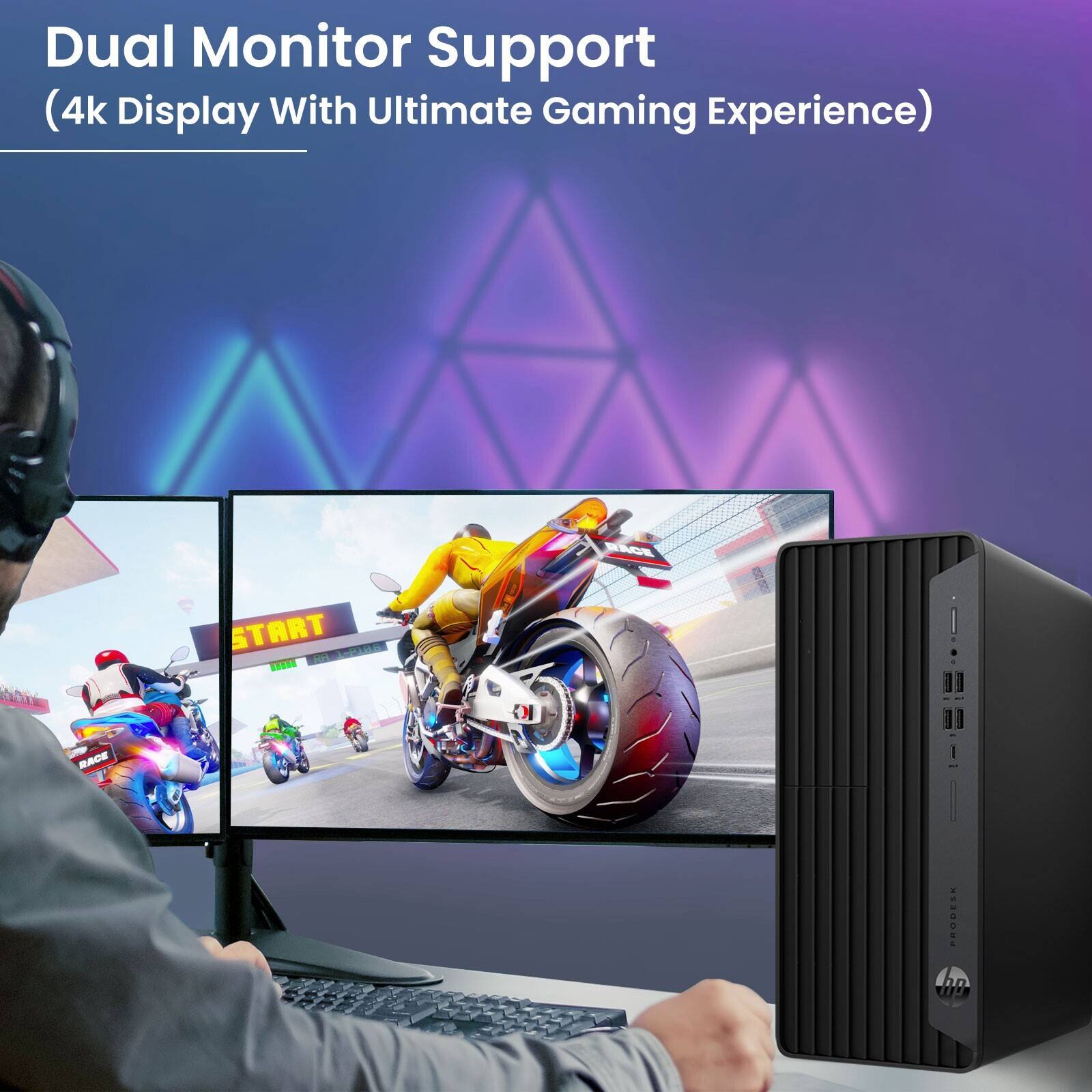 Dual Monitor Support (4k Display With Ultimate Gaming Experience)