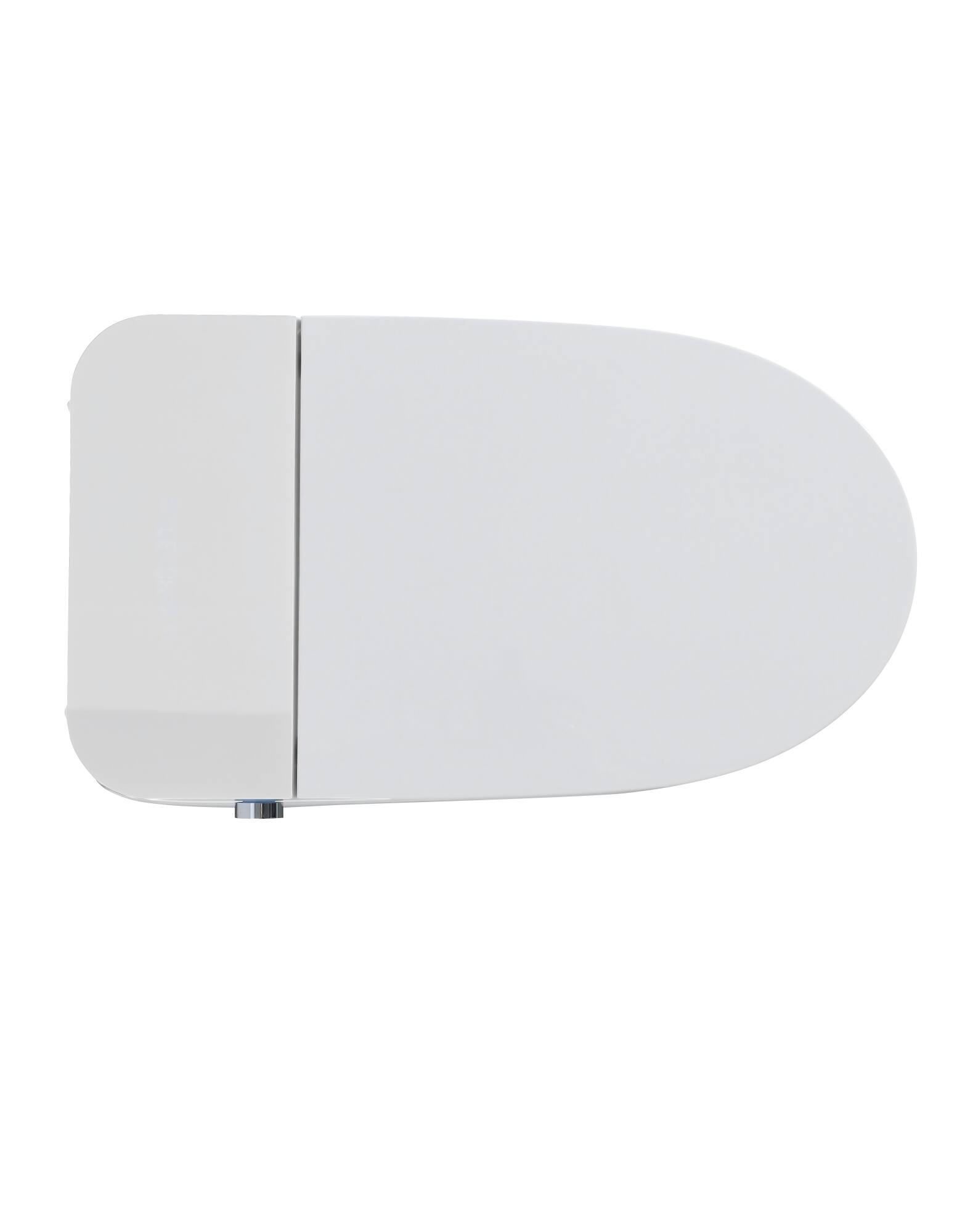 Alt View 10. Ecooso - Tankless Smart Toilet，Bidet Built In, One-piece, Auto Flush,Warm Water and Dry, Adjustable Temp,Remote Control Side Know - White.