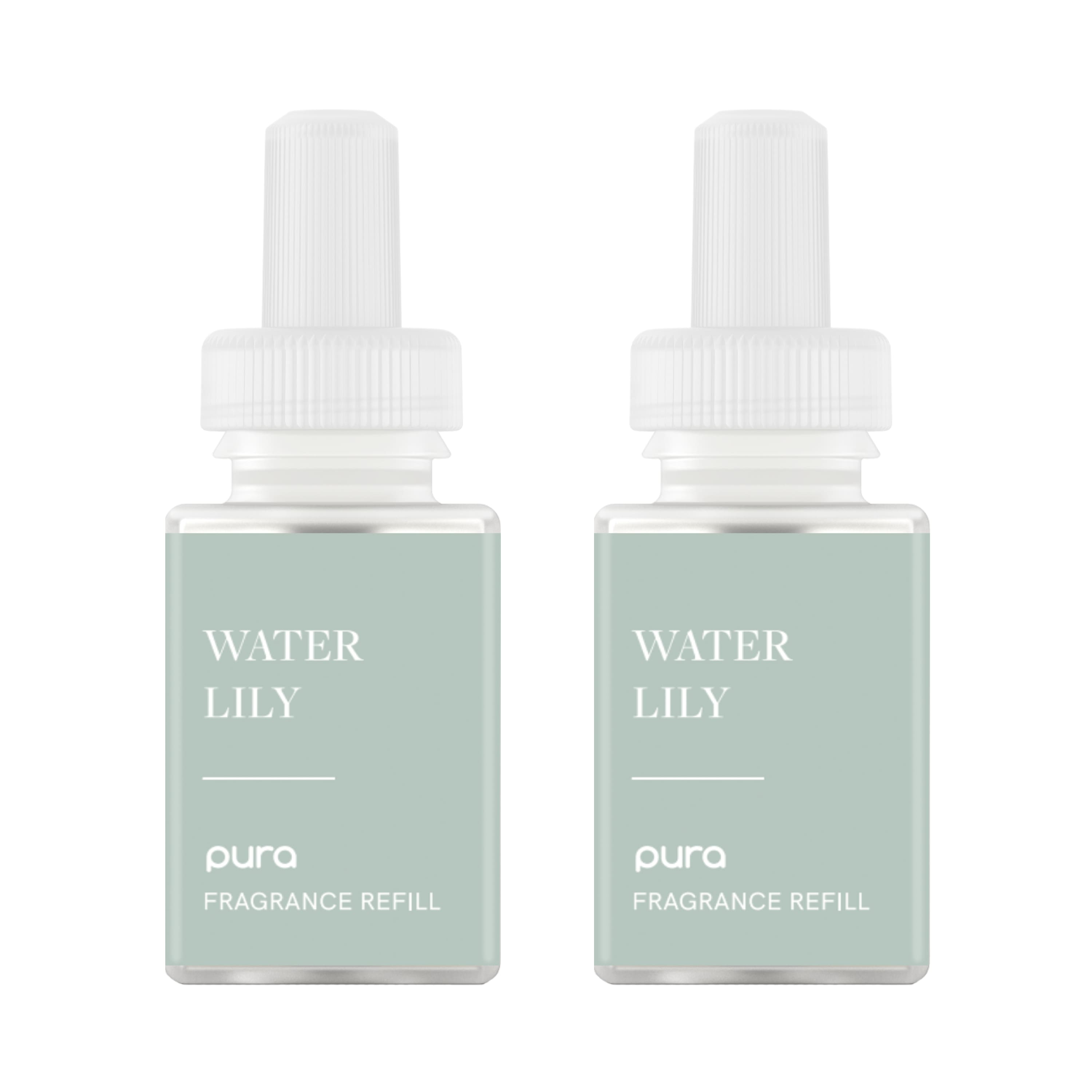 Pura - Water Lily Open Air Tech Smart Vial Dual Refill - Green - Front_Zoom