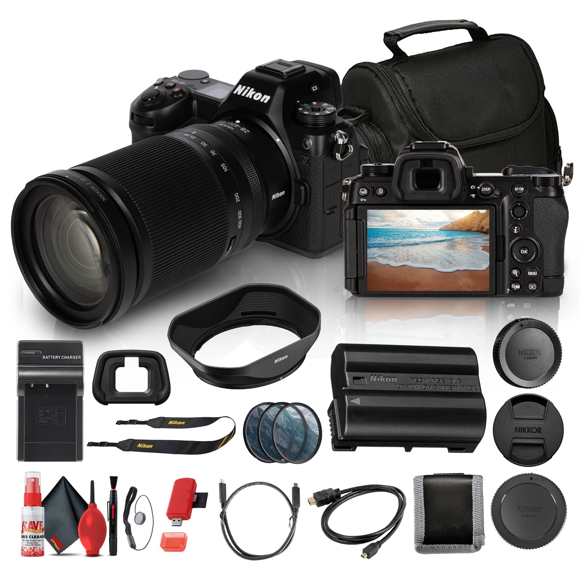 Nikon - Z6 III Mirrorless Camera +28-400mm Lens FX 24.5MP 6K 4K120p Bundle