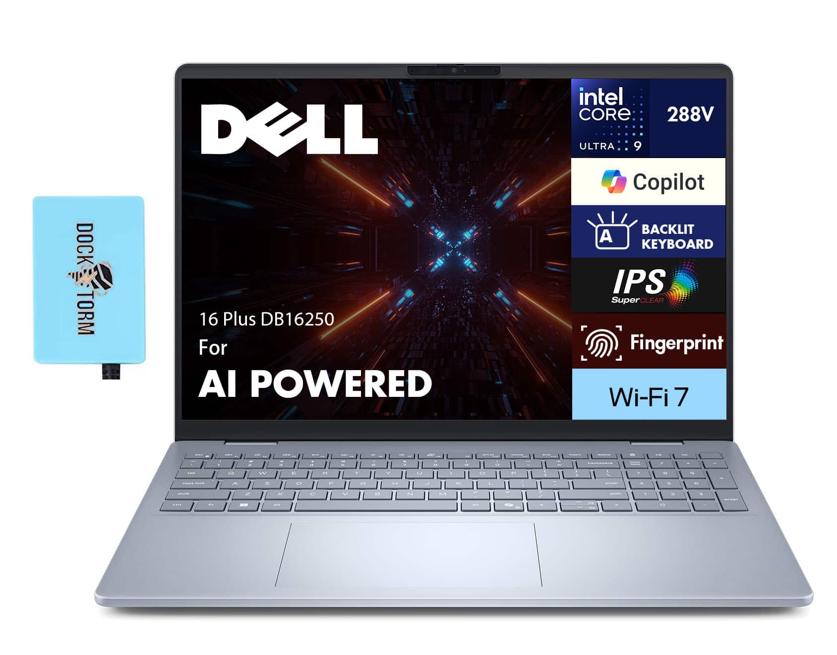 Dell 16 Plus DB16250 Laptop 16.0 WQXGA (Intel Ultra 9 288V, 32GB