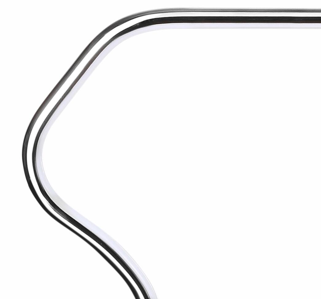 Alt View 4. Jonathan Y - Julian 15" LED Integrated Task Lamp, Chrome - Silver.