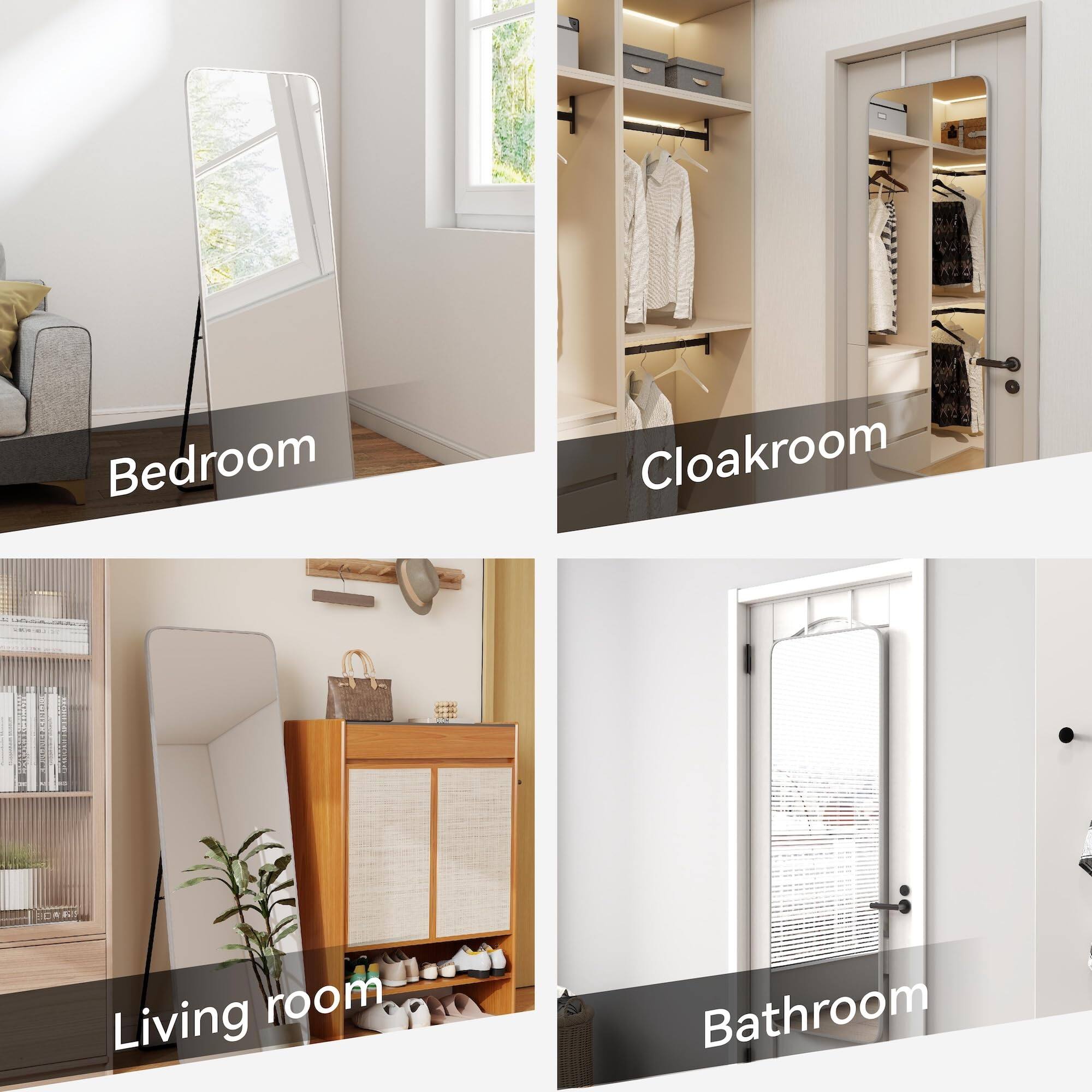 - Bedroom
- Cloakroom
- Living room
- Bathroom