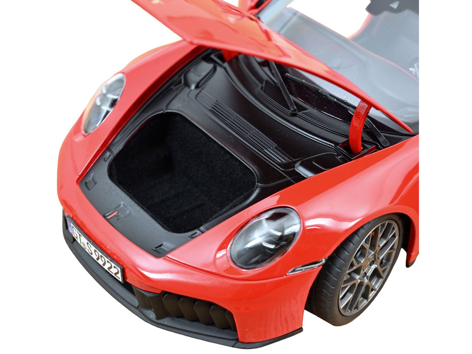 Alt View 2. Norev - 2024 Porsche 911 Carrera 4 GTS Guards Red 1/18 Diecast Model Car by Norev.