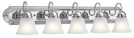 Dazzling Pops - Bathroom Light Fixture In Tannery Bronze Traditional Vanity zs - Chrome 36"