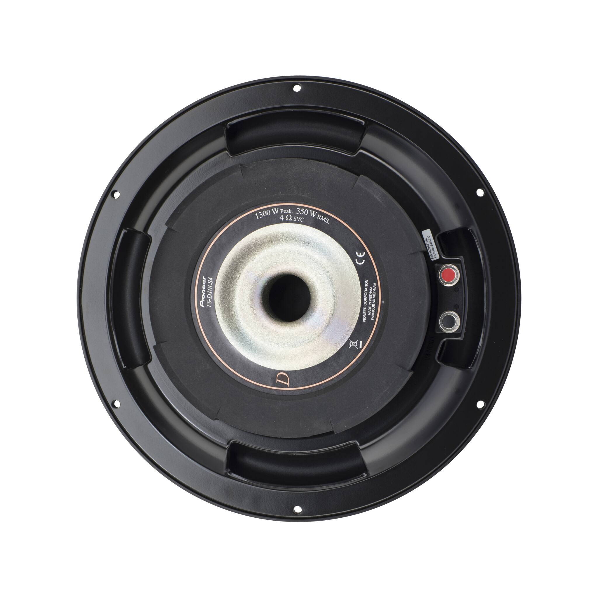 Proneer TS-DIOLS4  
73 W Peak  
350 W RMS  
1300 W Peak  
4.2" SVC  
CE  
CORPORATION  
ELECTRONICS  
HCLAVETM  
PUE