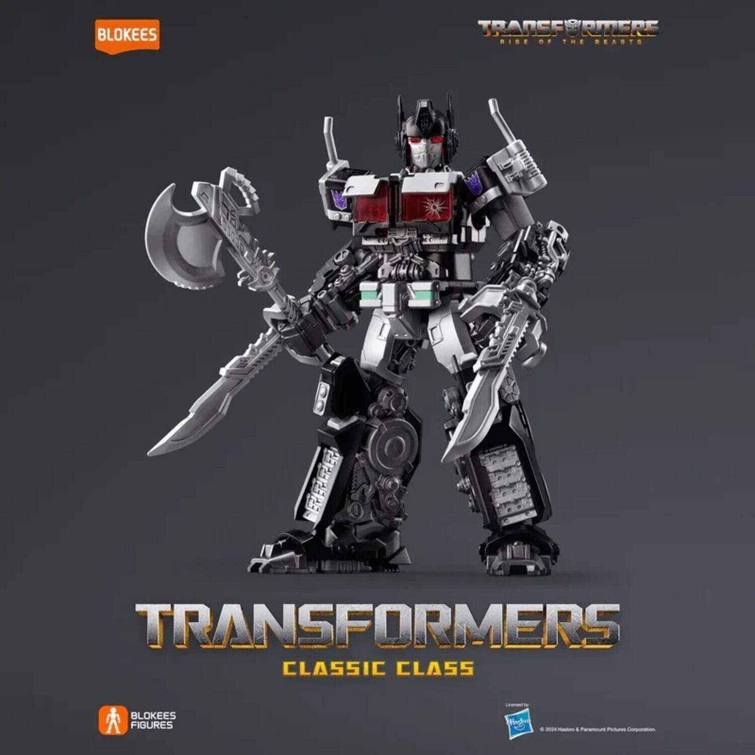 BLOKEES TRANSFORMER RIMERE nine .. THE BEASTS CEEREC TRANSFORMERS CLASSIC CLASS BLOKEES FIGURES hedin . - - a Premium Potures Corporation