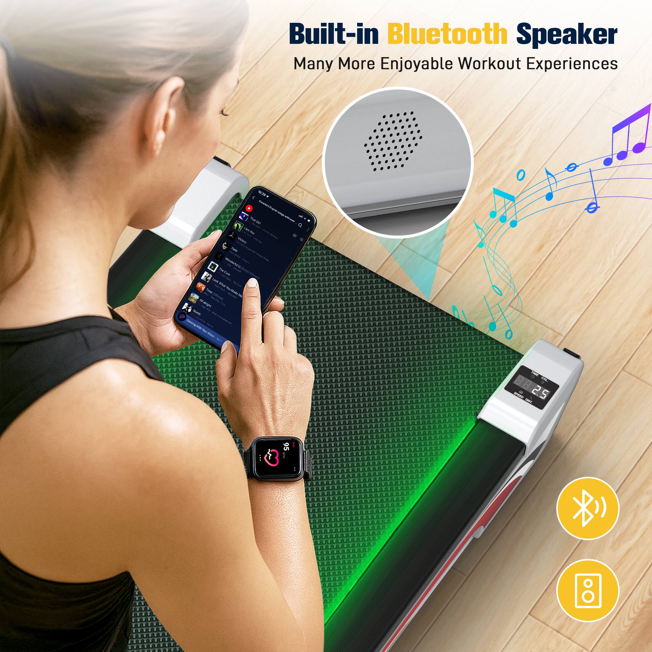 Built-in Bluetooth Speaker Many More Enjoyable Workout Experiences