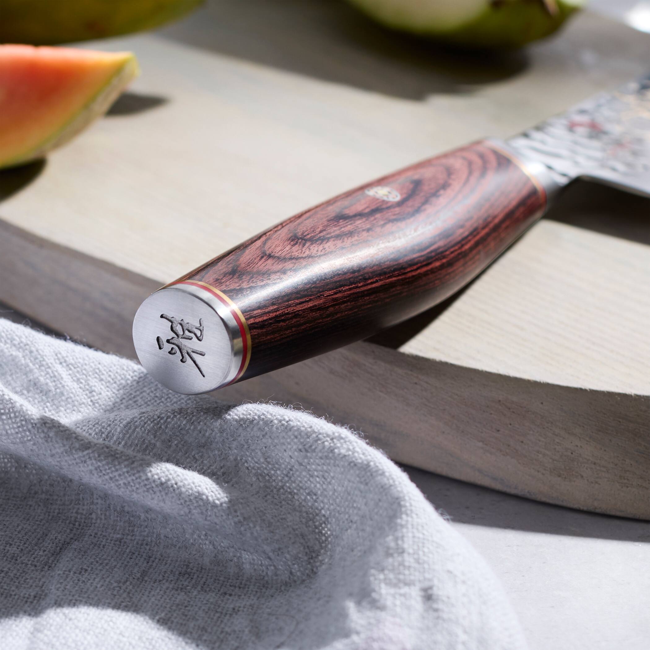 Alt View 5. Miyabi - Miyabi Artisan 6.5-inch Bunka Knife - Stainless Steel.