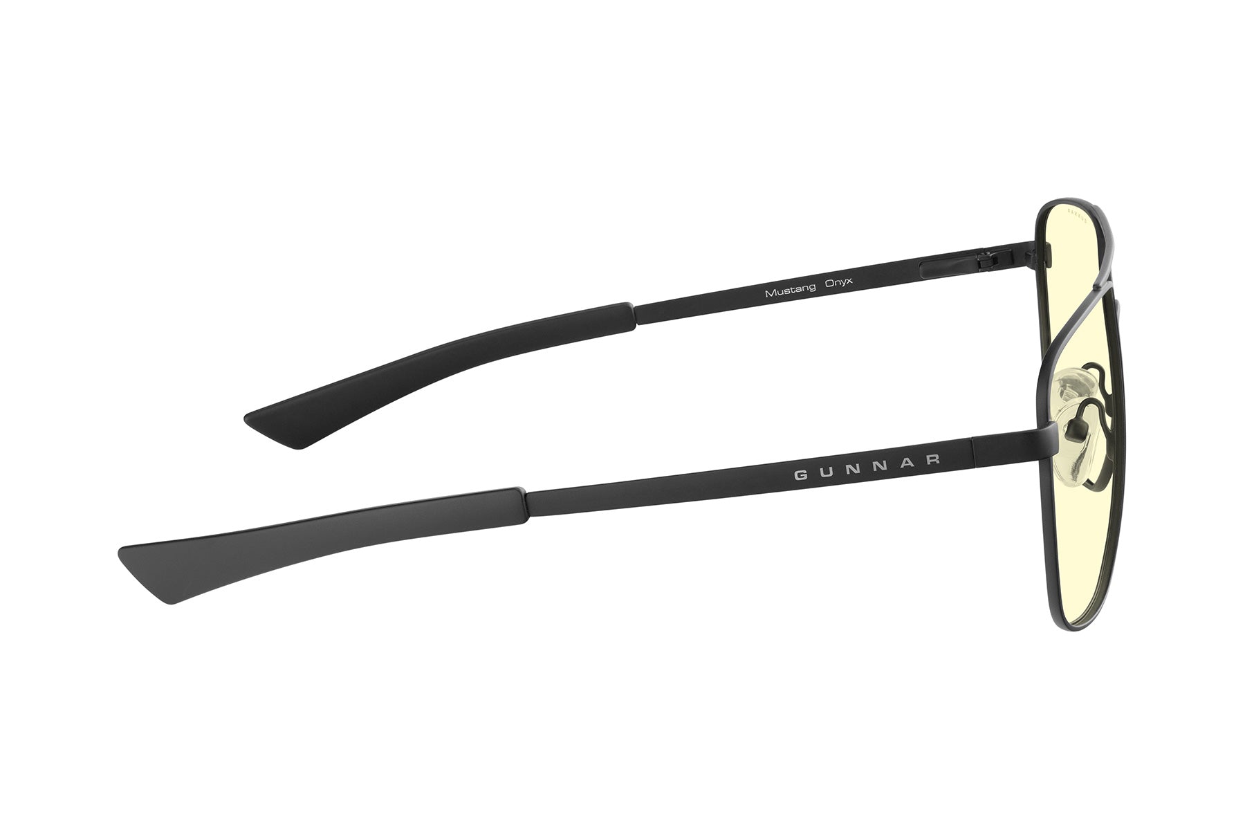 Alt View 8. GUNNAR - GUNNAR Computer Glasses  -  Mustang, Onyx, Clear Lens - Blue Light Blocking, Relieve Dry Eye, Anti Glare - Onyx.