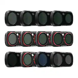 Freewell - Mega Magnetic Filter Kit for Insta360 Luna Ultra Action Camera, 12-Pack