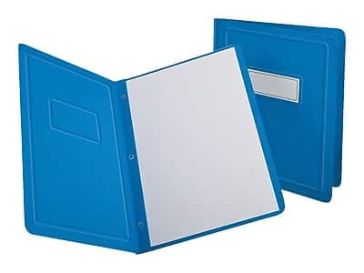 Oxford - 3-Prong Report Covers, Letter, 25/Box - Light Blue