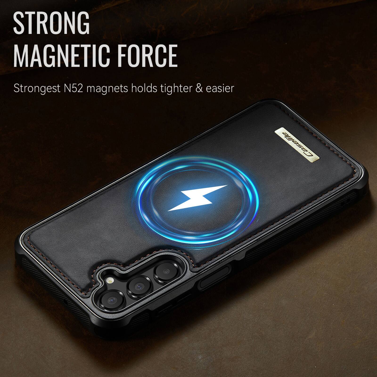 STRONG MAGNETIC FORCE  
Strongest N52 magnets holds tighter & easier