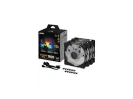 ASUS - TUF Gaming TR120 ARGB Fan - Triple Pack, 28mm Frame, Double-Layer LED, Aura Sync - Black