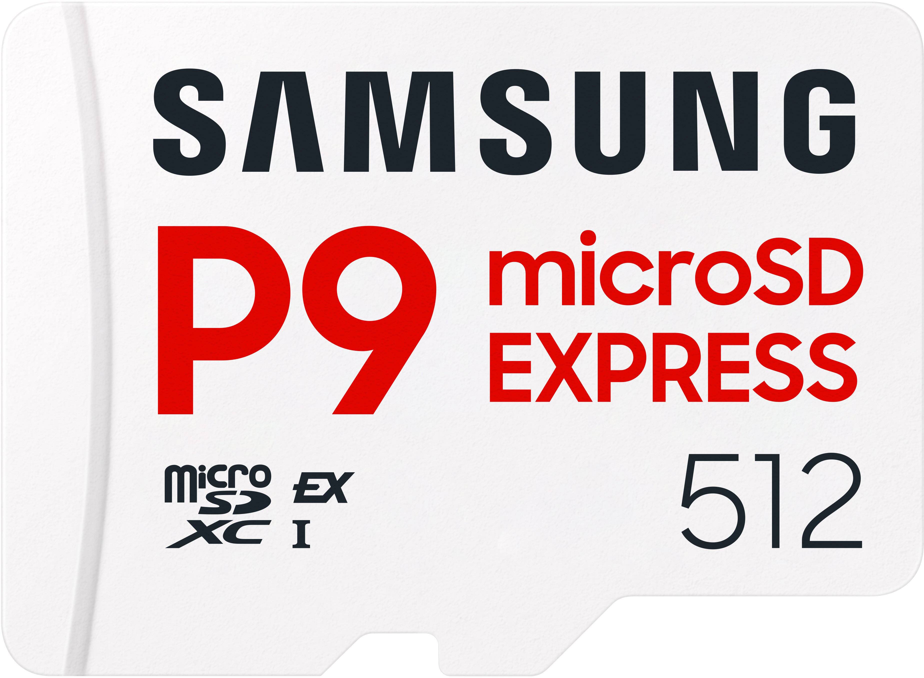 SAMSUNG P9 microSD EXPRESS 512  
Micro SD XC I