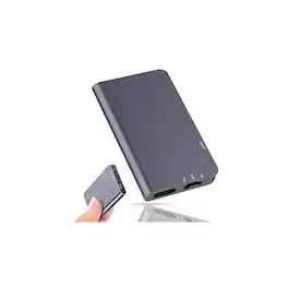 Cluzine - 64G Mini Portable Voice Recorder, Magnetic Voice Activated Smart Noise Reduction Recorder - Gunmetal