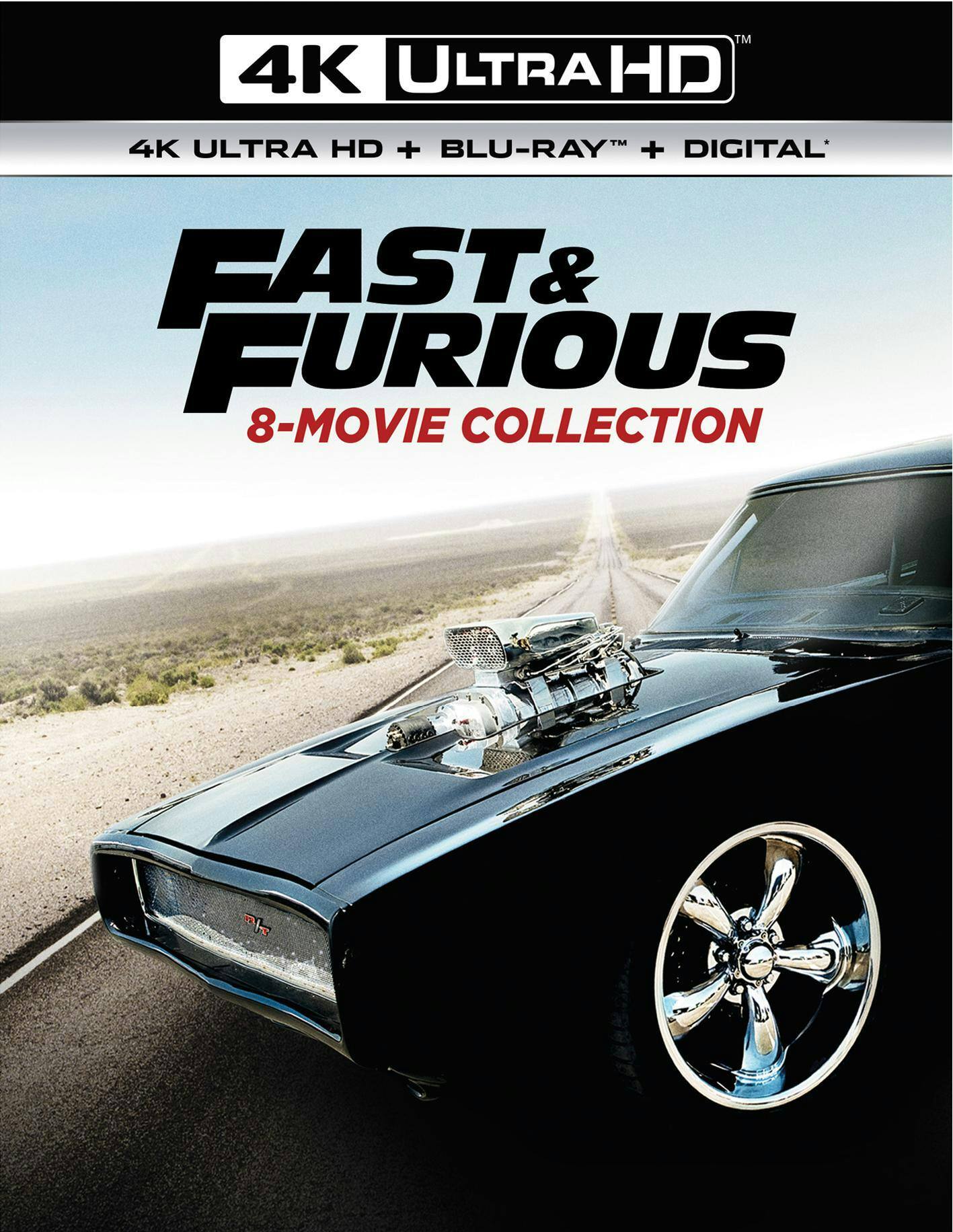 Angle. Fast & Furious: 8-movie Collection (4K Ultra HD) [UHD].
