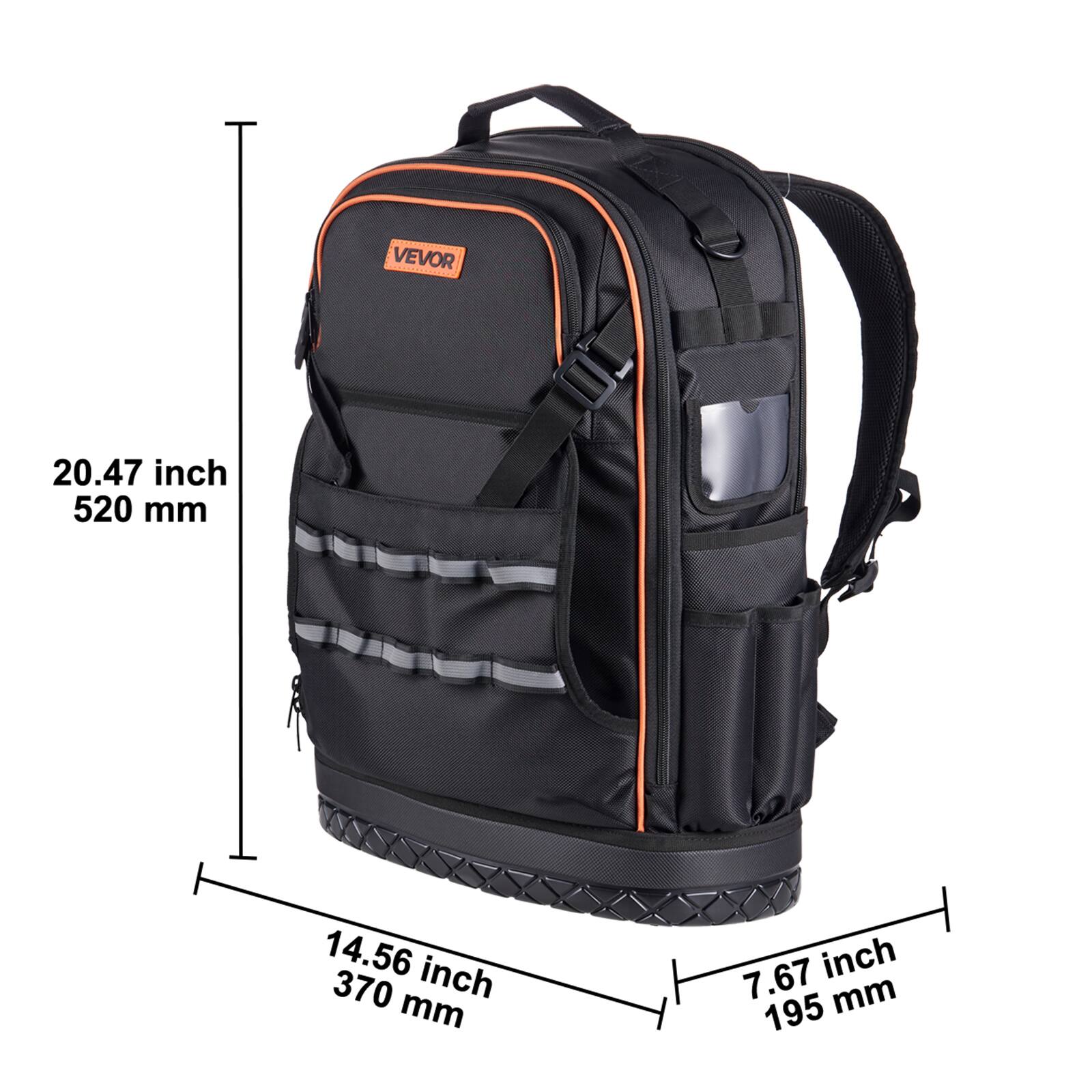 VEVOR  
20.47 inch / 520 mm  
14.56 inch / 370 mm  
7.67 inch / 195 mm