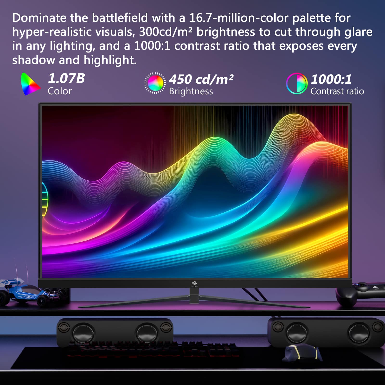 Z Z Edge UG25S 24.5 inch 1080P Full HD 1920 x 1080 300Hz (DP