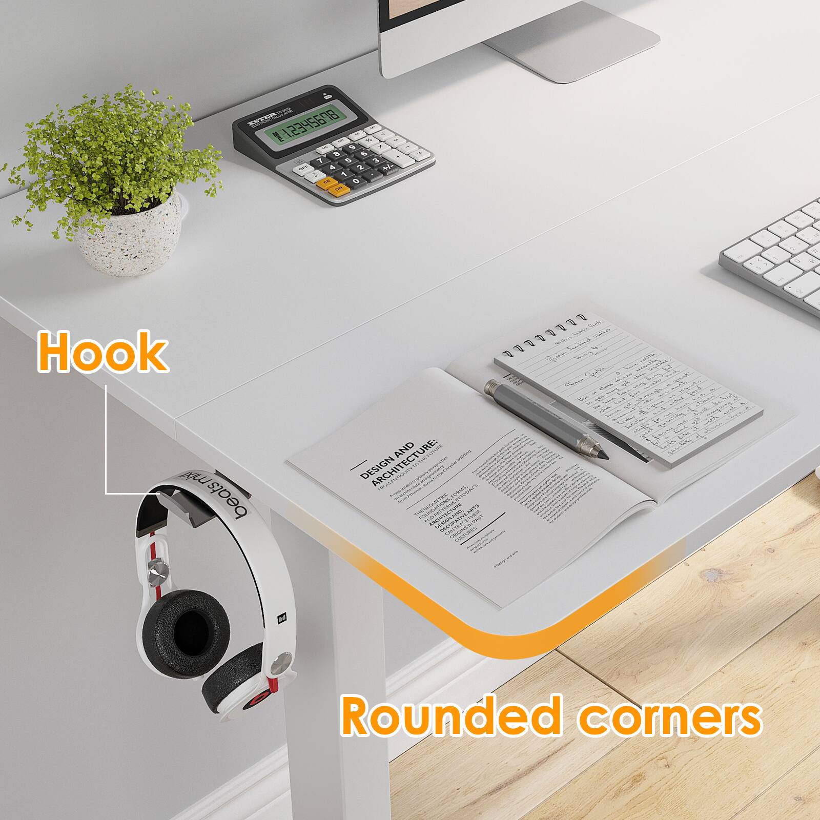 Hook  
Rounded corners