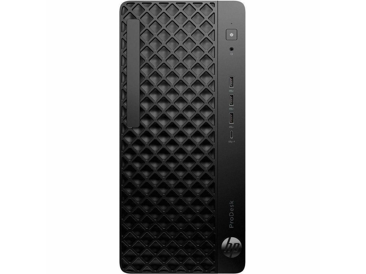 Alt View 3. HP - HP ProDesk 4 G1i - Intel Ultra 5 235 - vPro - 16 GB - 512 GB SSD - Q870 - Win 11 Pro - Black - Black.