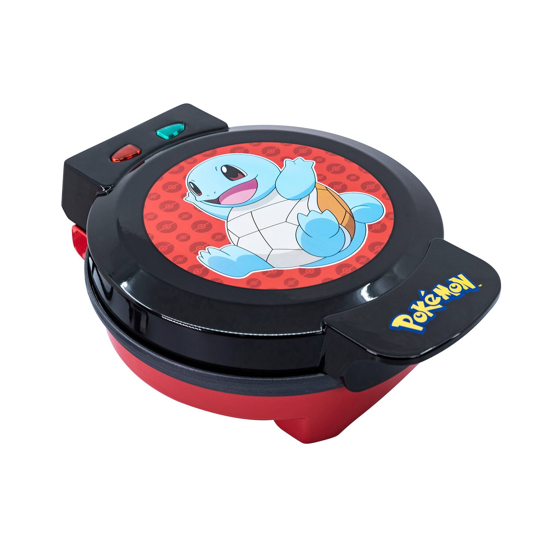Front. Uncanny Brands - Pokémon Squirtle Waffle Maker - Black.