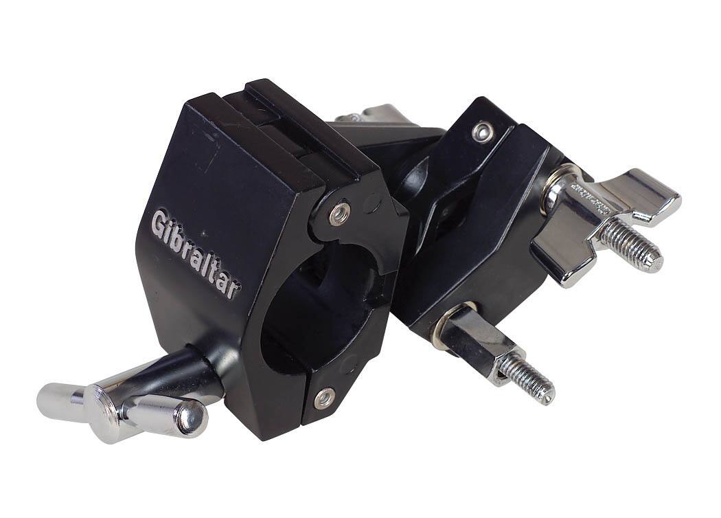 Front. Gibraltar Hardware - Road Series Adjustable Multi Clamp, Multi-Angle Clamp for Mounting Hardware to Drum Racks, Heavy-Duty.