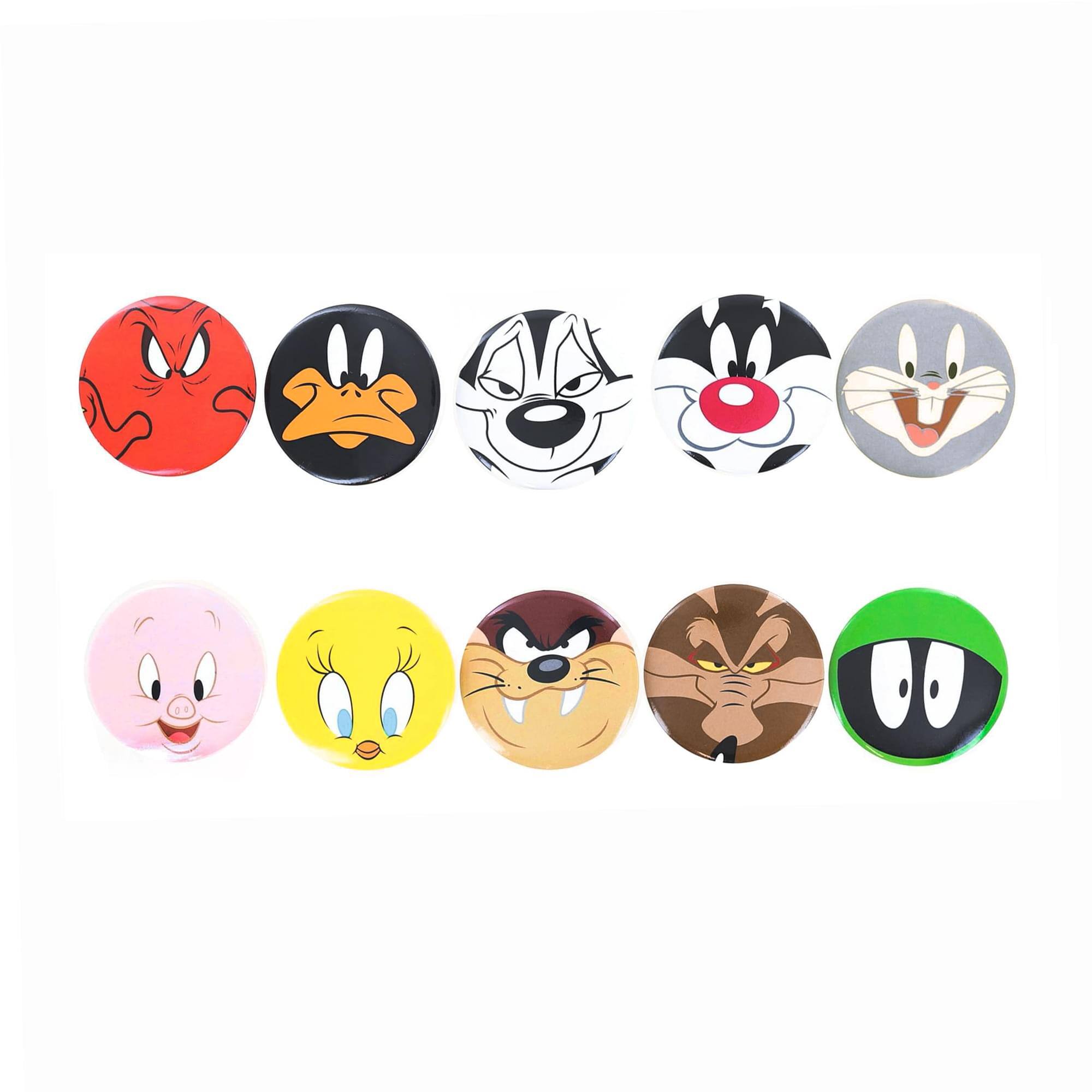 Alt View 10. Funko - Warner Bros. Looney Tunes Characters 50-Piece Button Box Set - Yellow.