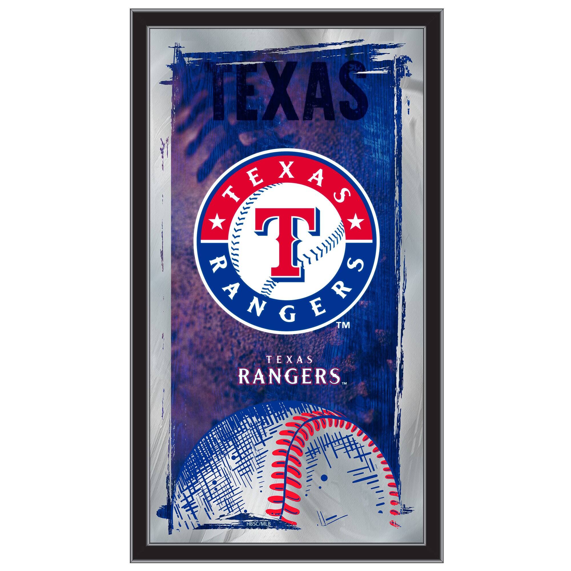 Texas Rangers 15" x 26" Wall Mirror