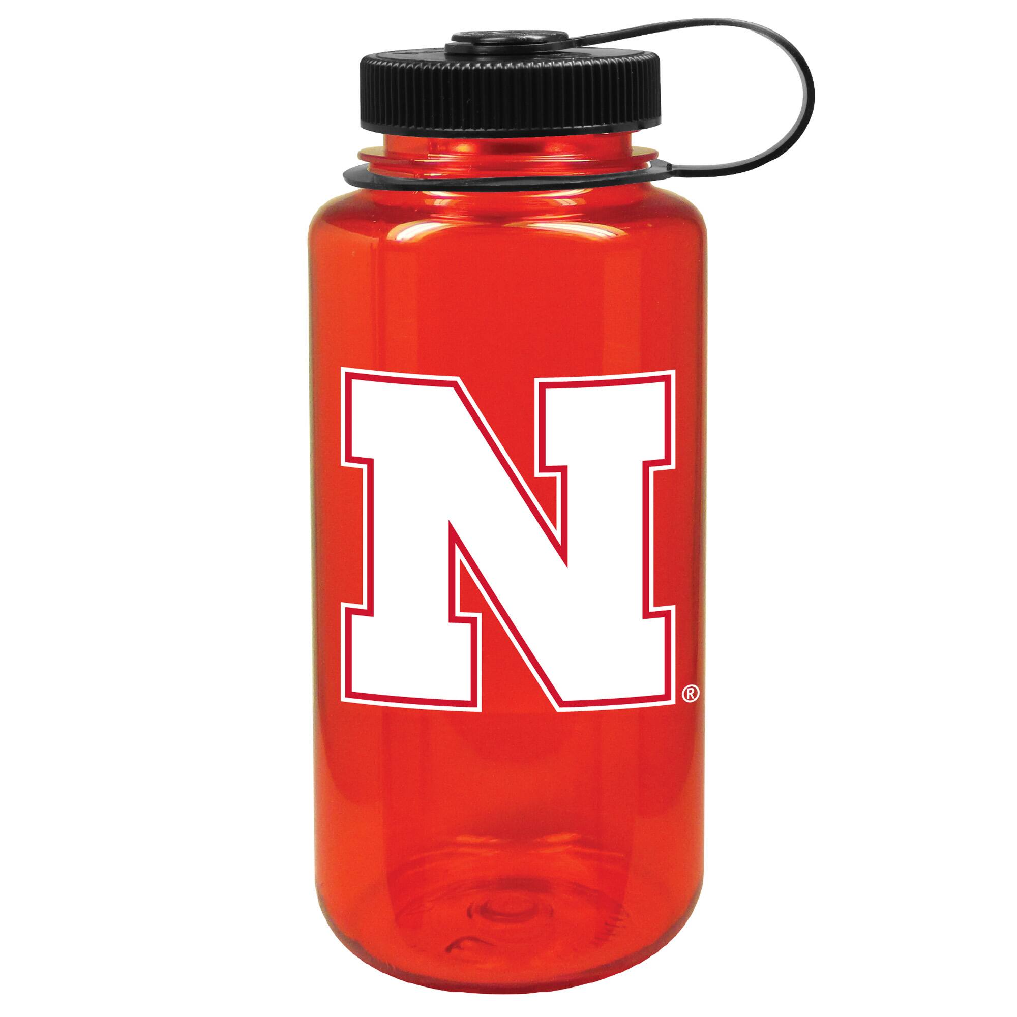 Front. Nordic Company - Scarlet Nebraska Huskers 32oz. Nalgene Sustainable Wide Mouth Water Bottle - Red.
