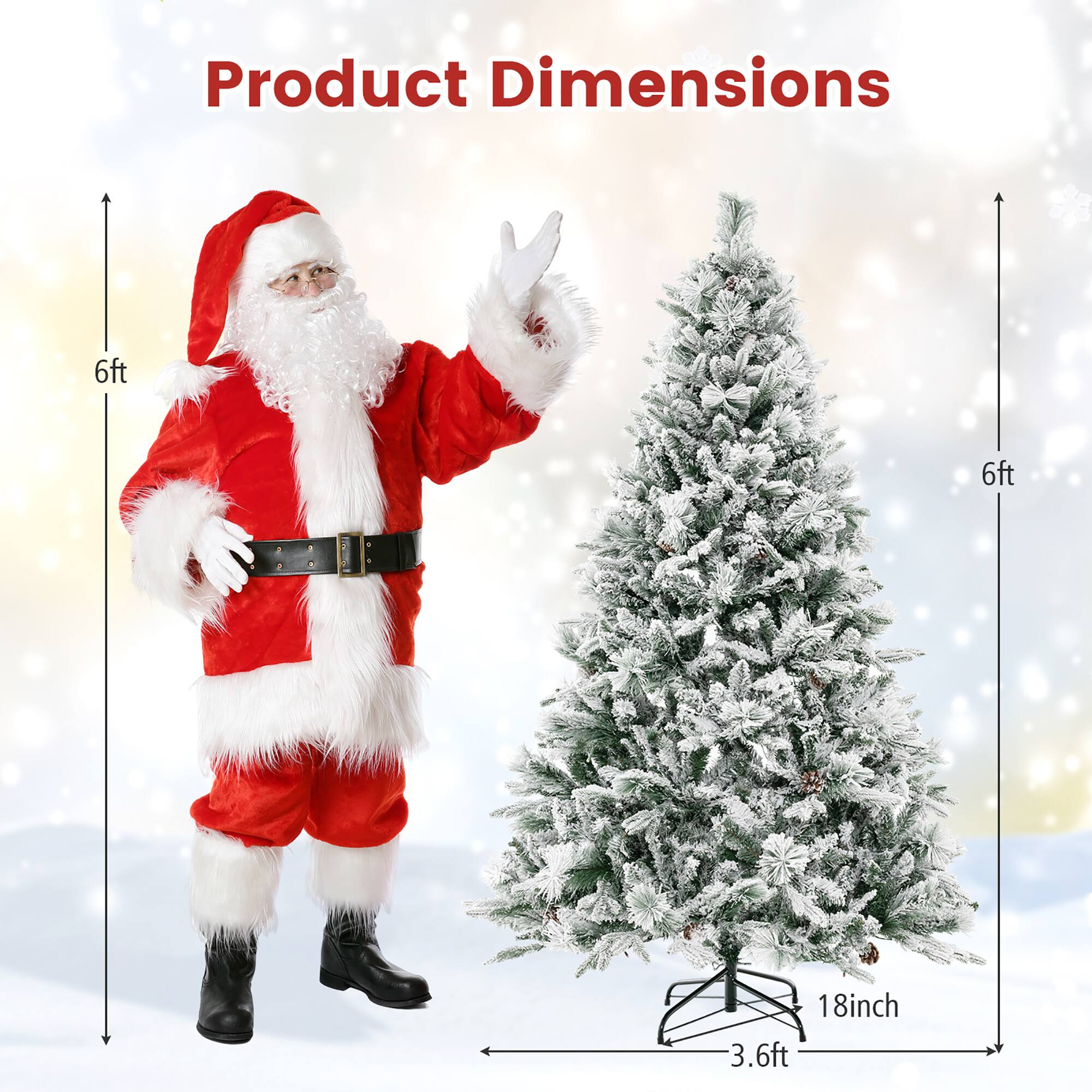 Product Dimensions

6ft  
6ft  
18inch  
3.6ft