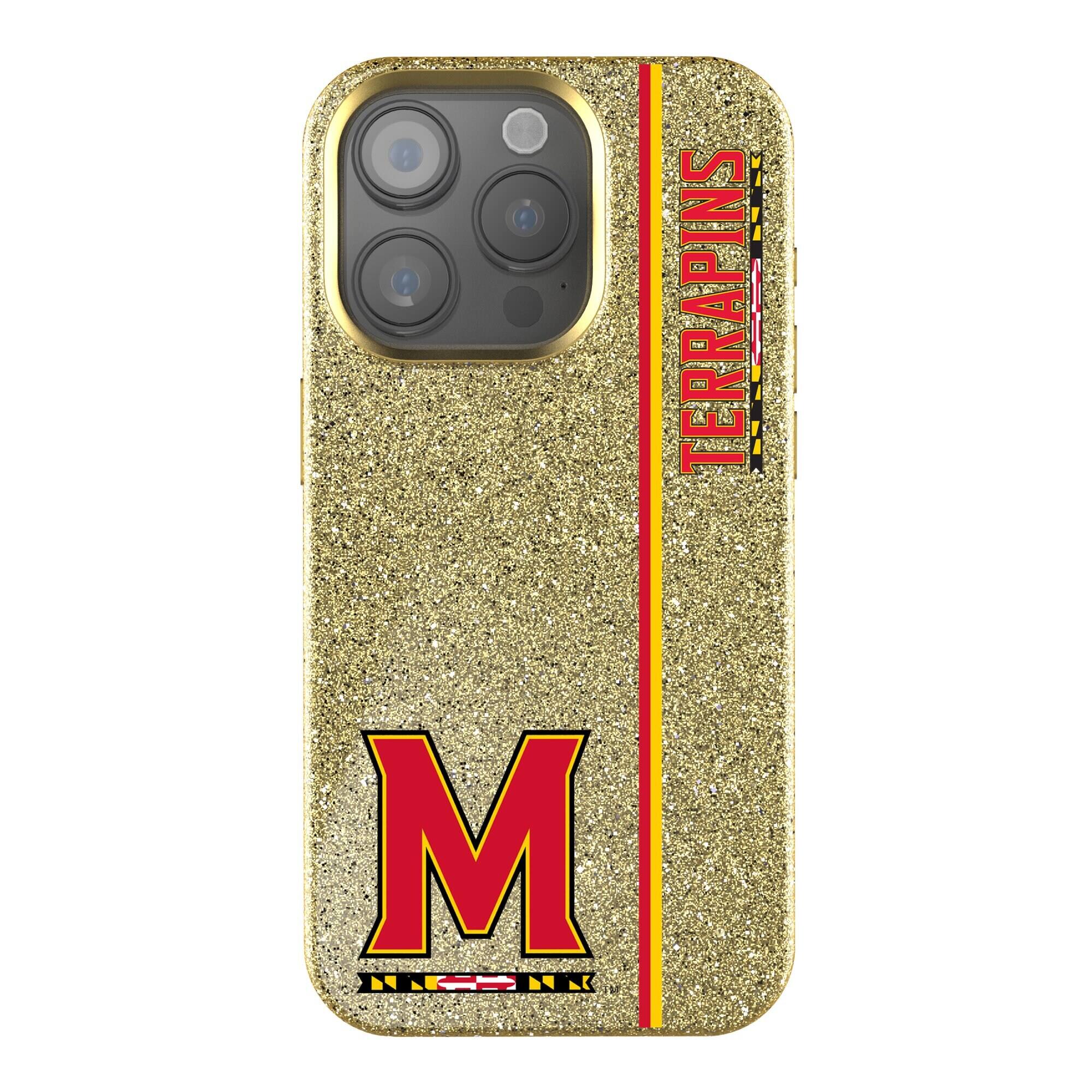 Keyscaper - NCAA - Maryland Terrapins iPhone Bling Case - 15 - Gold