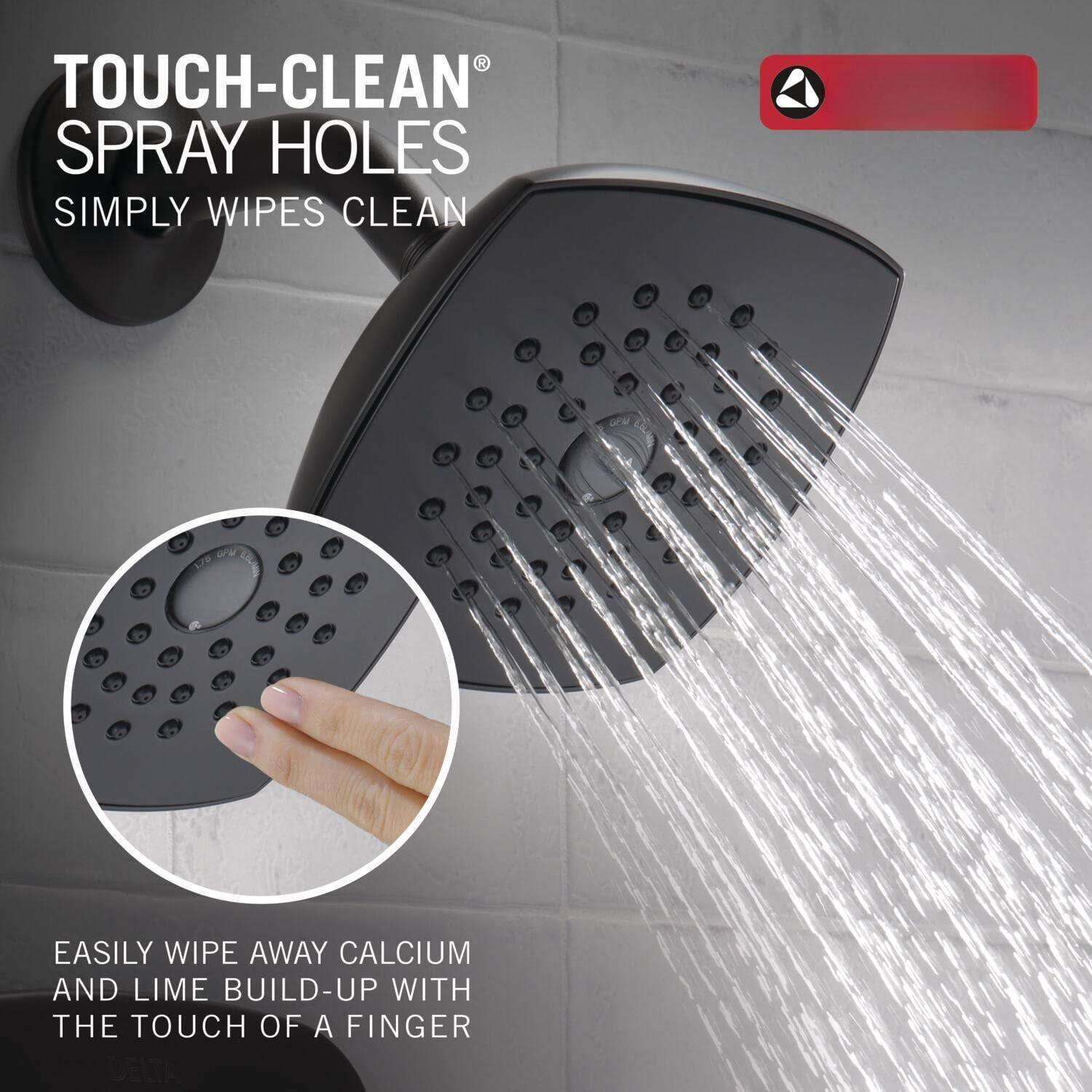 TOUCH-CLEAN® SPRAY HOLES  
SIMPLY WIPES CLEAN  

EASILY WIPE AWAY CALCIUM AND LIME BUILD-UP WITH THE TOUCH OF A FINGER