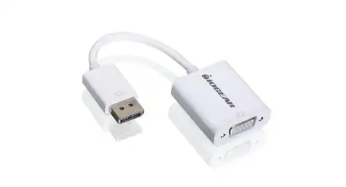 Front. IOGEAR - DisplayPort to VGA Adapter Cable.
