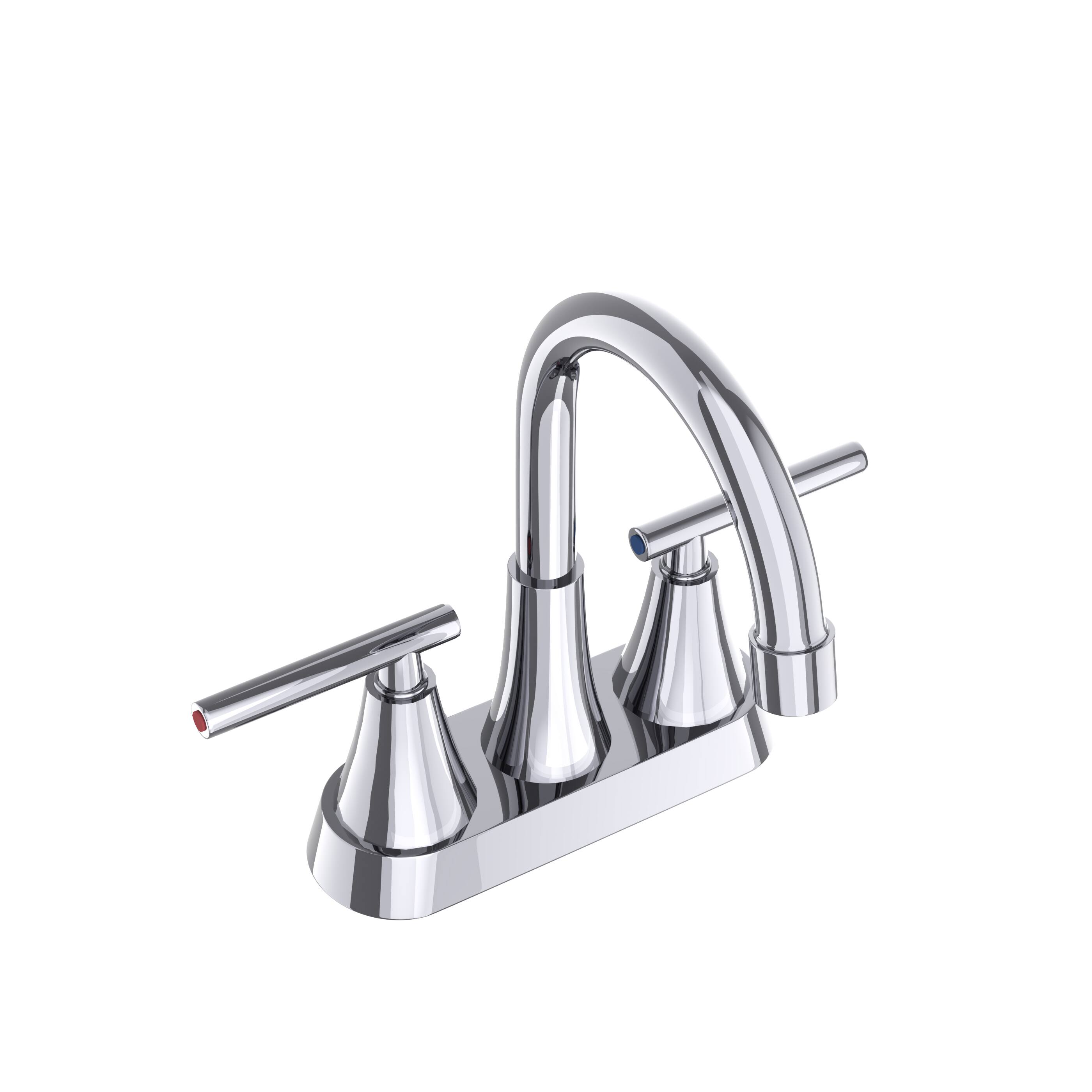 Alt View 2. Bothwa Home - Bothwa Home BF-SL046B14-CH 8 - Inch Callista Two Handle Bathroom Faucet in Chrome Finish - Chrome.