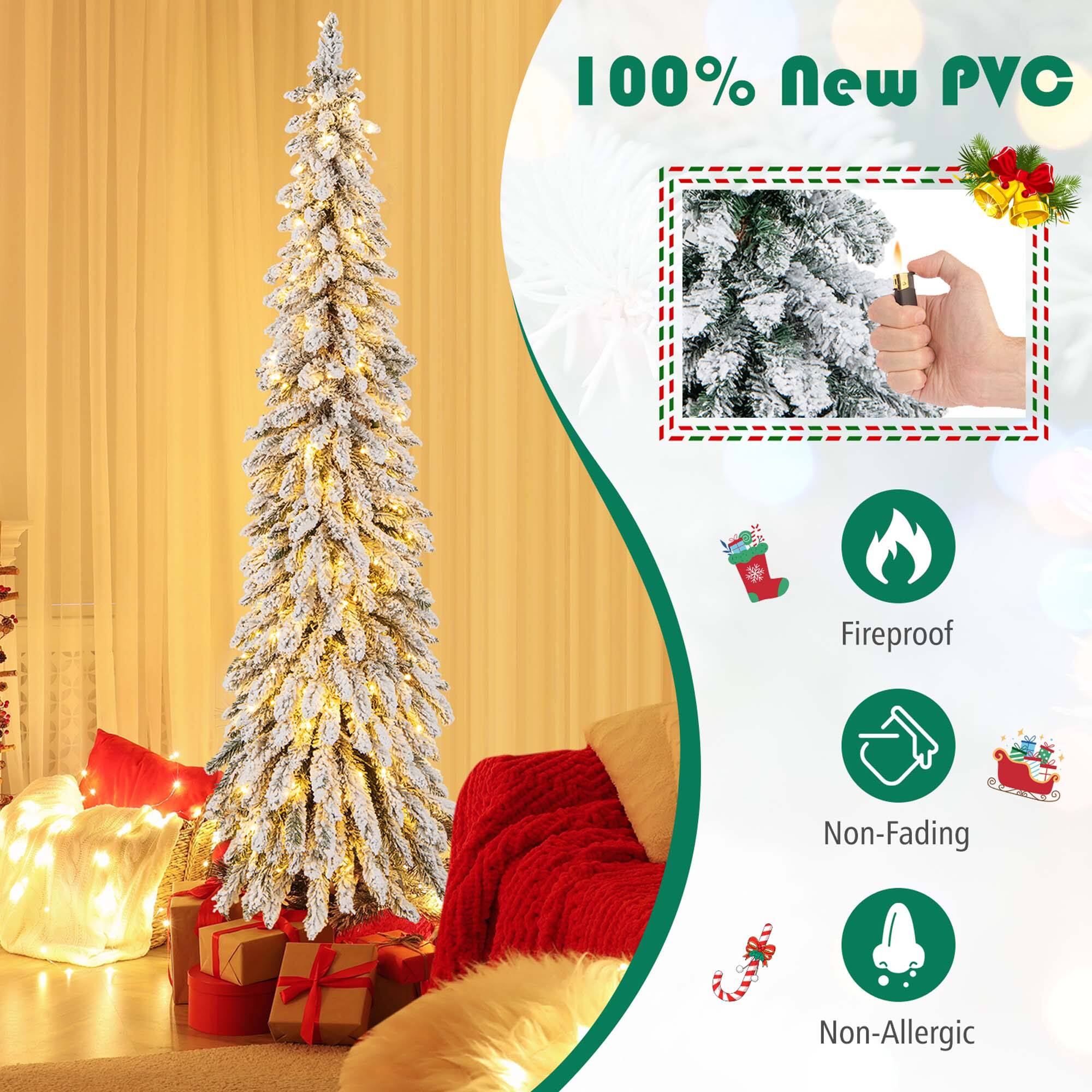 The text on the image reads "100% New PVC Fireproof Non-Fading Non-Allergic." This text is grouped and corrected as follows:

100% New PVC Fireproof Non-Fading Non-Allergic