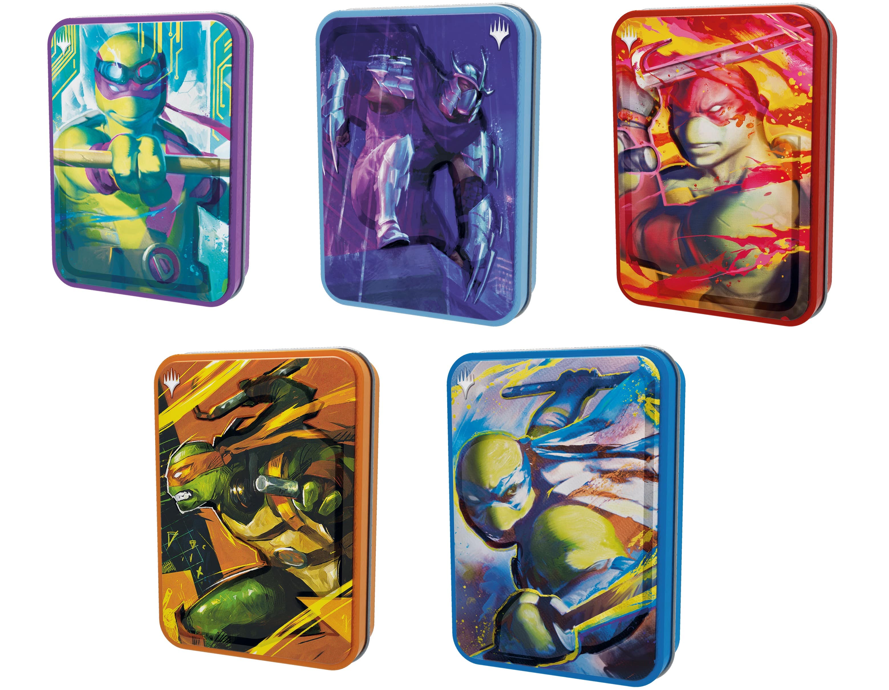 Front. Wizards of The Coast - Magic: The Gathering | Teenage Mutant Ninja Turtles - Tin - Styles May Vary.