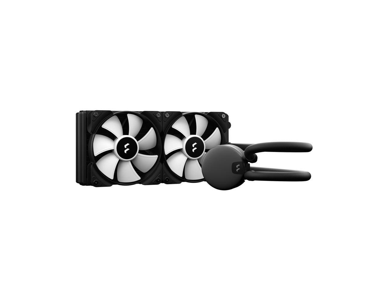 Alt View 3. Fractal Design - Fractal Design Lumen S24 v2 RGB AIO CPU Cooler - Supports Intel & AMD Sockets - RGB.