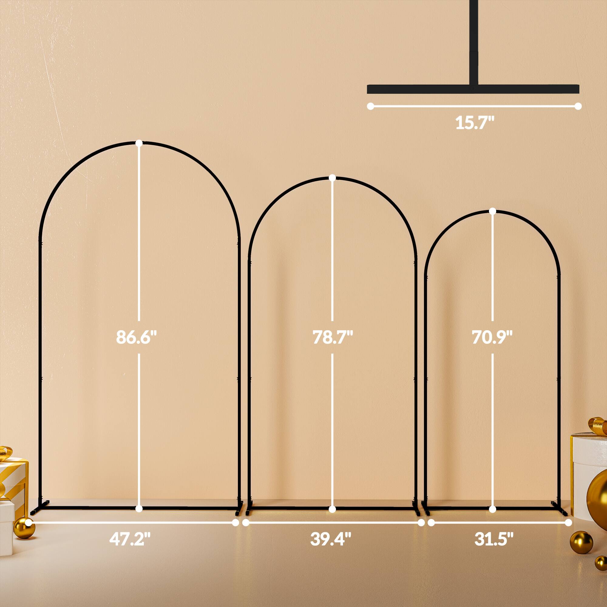 15.7", 86.6", 78.7", 70.9", 47.2", 39.4", 31.5"