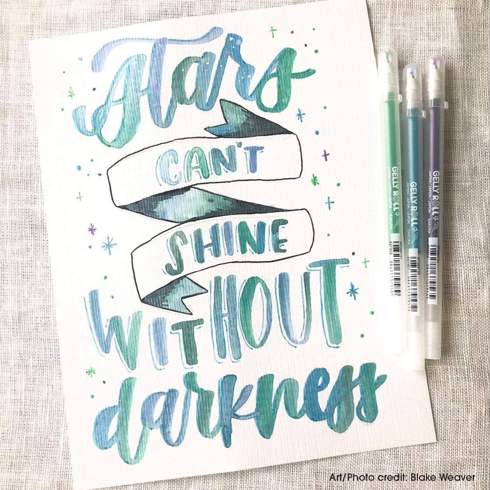 Stars CAN'T SHINE WITHOUT darkness

JAPAN GELLY ROLL* SAPPON JAPAN ROLL* JAPON ROLL SAKURA SHINE 37958 SAKURA OBA MINITEIBLE !!!! WITHOUT dereness

Art/Photo credit: Blake Weaver
